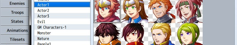 RPG Maker graphics and database banner