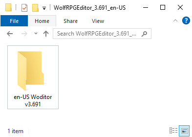 Uninstalling WOLF RPG Editor